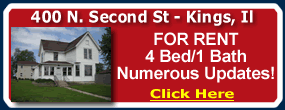 FOR RENT -= 400 N 2nd St - Kings